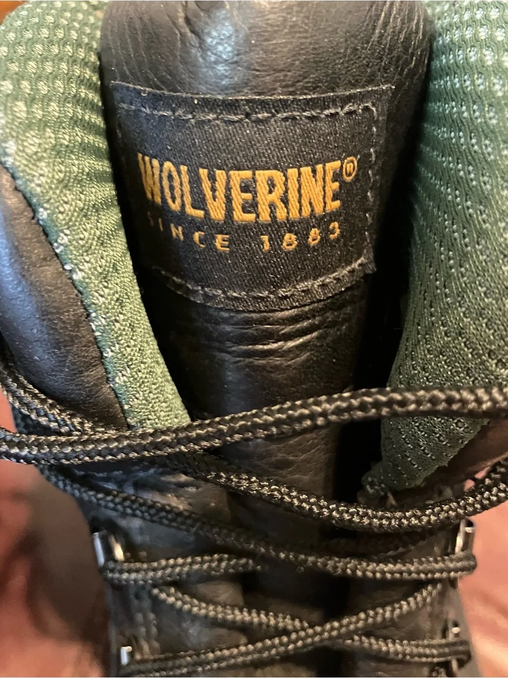 Wolverine Durashock Men’s 9.5 Work Boots Black Steel Toe